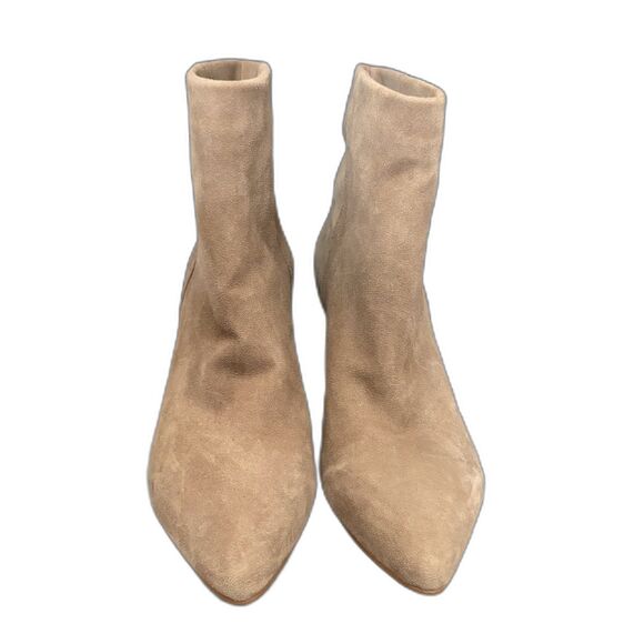 Dolce Vita Tan Heeled Boots - Picture 3 of 8